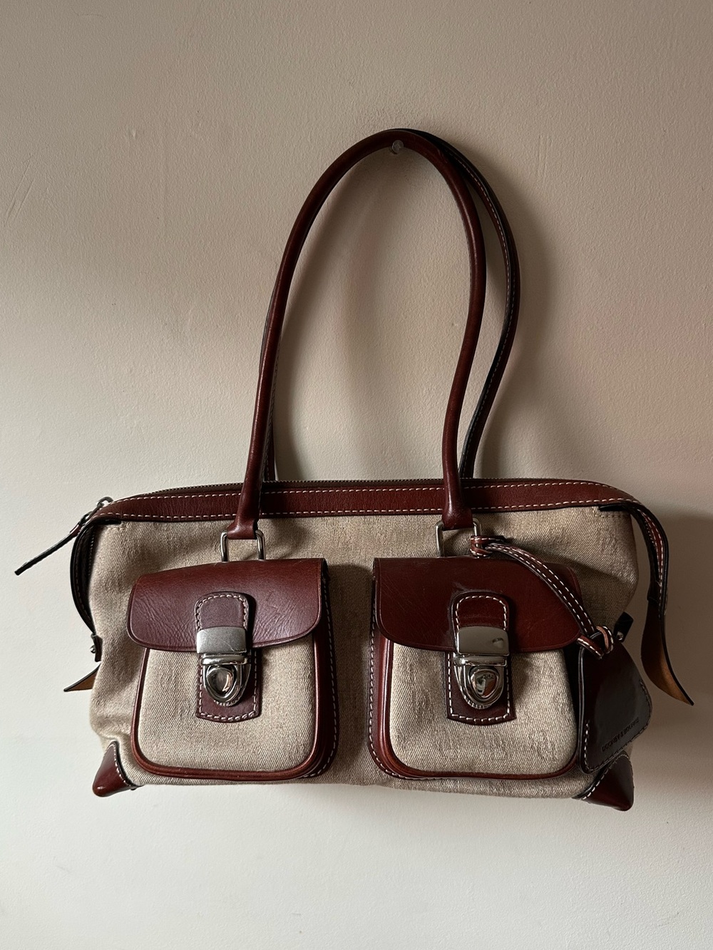 Vintage Dooney & Bourke Tan Handbag